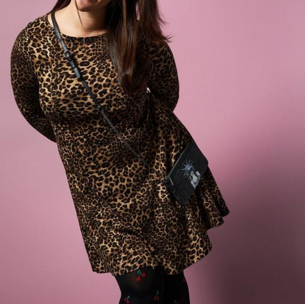 Torrid Betsey Johnson leopard dress